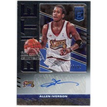 Allen Iverson 2021-22 Panini Donruss Elite Autograph Card #ES-AIV 35/99