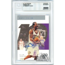 Allen Iverson 2002-03 Topps Ten Minutes Per Game Autograph Card #91 BAS 10