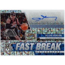 Allen Iverson 2020-21 Panini Mosaic Fast Break Auto #FB-AIV