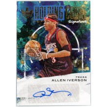Allen Iverson 2020-21 Panini Court Kings Holding Court Auto 58/75