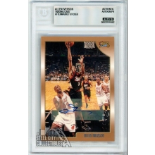 Allen Iverson 1998-99 Topps Autograph Card #160 BAS 10