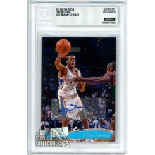 Allen Iverson 1997-98 Topps Stadium Club Autograph Card #125 BAS 10