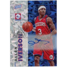 Allen Iverson 2022 Panini The National Cracked Ice Auto 9/10
