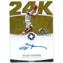 Allen Iverson 2018-19 Panini Opulence 24K Autograph Card #24-AIV 19/79