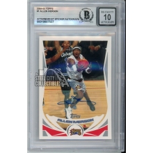 Allen Iverson 2004-05 Topps Autograph Card #1 BAS 10