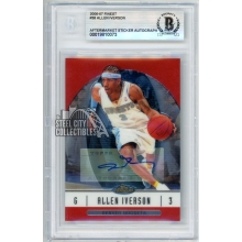 Allen Iverson 2006-07 Topps Finest Autograph Card #38 BAS