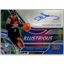 Allen Iverson 2020-21 Panini Spectra Illustrious Legends Prizm Auto Card 11/15