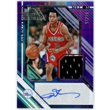 Allen Iverson 2021-22 Panini Recon Patch Autograph Card #JA-AIV 10/15