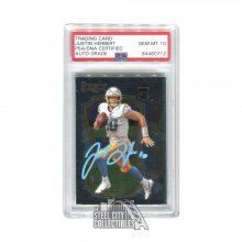 Justin Herbert 2020 Panini Select Certified Rookie Autograph Gem Mint 10 PSA/DNA
