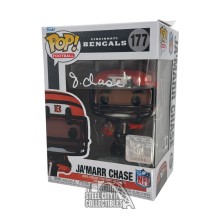Ja'Marr Chase Autographed Cincinnati Bengals Funko Pop - BAS (Box Damaged)