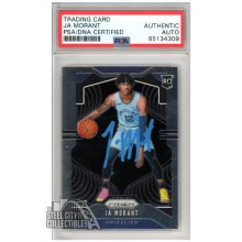 Ja Morant 2019-20 Panini Prizm Autograph Rookie Card #249 PSA/DNA (Light Blue)