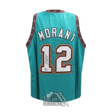 Ja Morant Autographed Memphis  Custom Basketball Jersey - BAS
