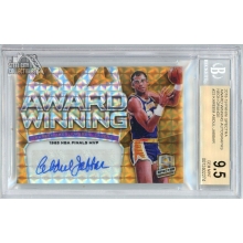 Kareem Abdul-Jabbar 2018-19 Panini Spectra Award Winning Orange Autograph Card #AW-KAJ 1/5 BGS 9.5