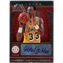 Kareem Abdul-Jabbar 2013-14 Panini Totally Certified Red Autograph Card #26 2/10