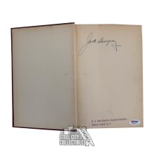 Jack Dempsey Autographed Round By Round Book - JSA LOA