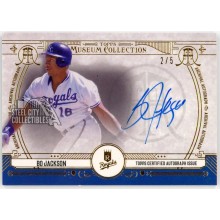Bo Jackson 2015 Topps Museum Archival Gold Autograph Card #AA-BJ 2/5