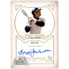 Reggie Jackson 2019 Topps Definitive Defining Moments Autograph Card 08/18