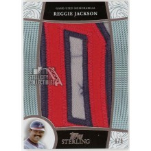 Reggie Jackson 2023 Topps Sterling Game-Used Letter Patch Card #JLP-RJ 1/1
