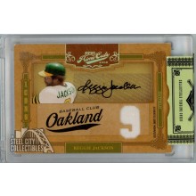 Reggie Jackson 2008 Playoff Prime Cuts Jersey Autograph Card #16 1/1