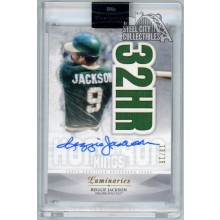 Reggie Jackson 2019 Topps Luminaries Home Run Kings Relic Autograph Card 13/15