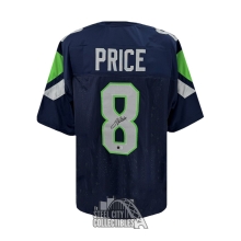 Jadarian Price Autographed Seattle Custom Navy Football Jersey - BAS