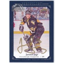 Jaromir Jagr 2018-19 Upper Deck Chronology Timeless Memories Autograph Card