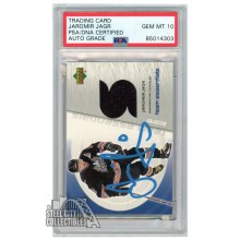 Jaromir Jagr 2003-04 Upper Deck Team Essentials Jersey Autograph Card #TS-JJ PSA/DNA 10 (Light Blue)