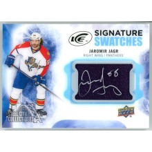Jaromir Jagr 2016-17 Upper Deck Ice Signature Swatches Patch Auto Card #SS-JJ