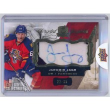 Jaromir Jagr 2015-16 Upper Deck The Cup Scripted Swatches Patch Auto Card 22/35