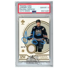 Jaromir Jagr 2004-05 Pacific Private Stock Jersey Autograph Card #211 /700 PSA/DNA 10 (Light Blue)