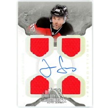 Jaromir Jagr 2014-15 Upper Deck The Cup Foundations Quad Patch Auto Card 04/15