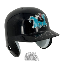 Jake Peavy Autographed Mobile Baybears Mini Baseball Helmet - BAS