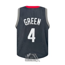 Jalen Green Autographed Houston Custom Black Basketball Jersey - JSA