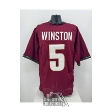 Jameis Winston Unsigned Florida State Custom Maroon Football Jersey - BAS (A)