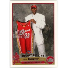 LeBron James 2003-04 Topps Draft Pick Rookie Card #221