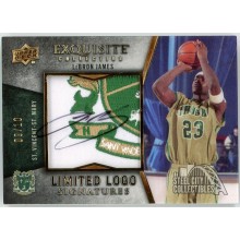 LeBron James 2012 Exquisite Limited Logo Signatures Autograph Card #LL-JA 9/10
