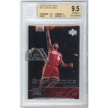 LeBron James 2003-04 Upper Deck Rookie Card #301 BGS 9.5