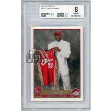 LeBron James 2003-04 Topps Rookie Card #221 BGS 8