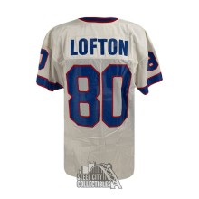 James Lofton Game Used Buffalo Bills 1992 Road Football Jersey - Mears LOA