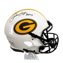 James Lofton HOF 03 Autographed Green Bay Packers Lunar Eclipse Authentic Full Size Football Helmet - JSA