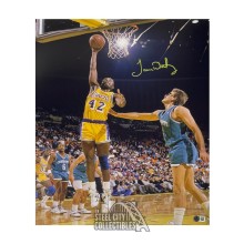 James Worthy Autographed Los Angeles Lakers 16x20 Basketball Photo - BAS