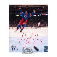 Jaromir Jagr Autographed New York 8x10 Hockey Photo - BAS