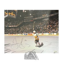 Jaromir Jagr Autographed Pittsburgh 16x20 Hockey Photo - BAS (Curtain Call)