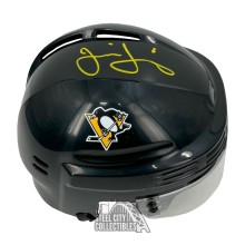 Jaromir Jagr Autographed Pittsburgh Mini Hockey Helmet - BAS (Yellow)