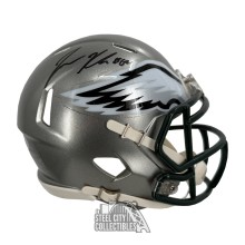 Jason Kelce Autographed Philadelphia Eagles Flash Mini Football Helmet - PSA/DNA
