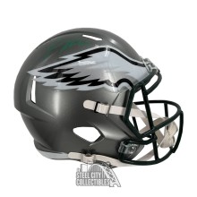 Jason Kelce Autographed Philadelphia Eagles Flash Replica Full Size Football Helmet - PSA/DNA