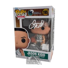 Jason Kidd Autographed Dallas Mavericks Funko Pop - BAS (Damaged Box)