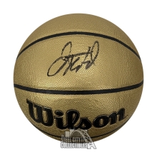 Jason Kidd Autographed Wilson Gold Edition Basketball - JSA
