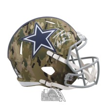 Jason Witten Autographed Dallas Camo Replica Full Size Football Helmet - BAS