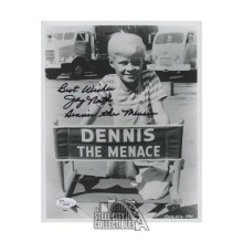 Jay North Autographed Dennis The Menace 8x10 Photo - JSA